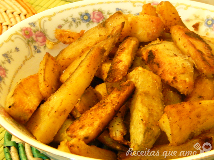 Batata doce picante assada