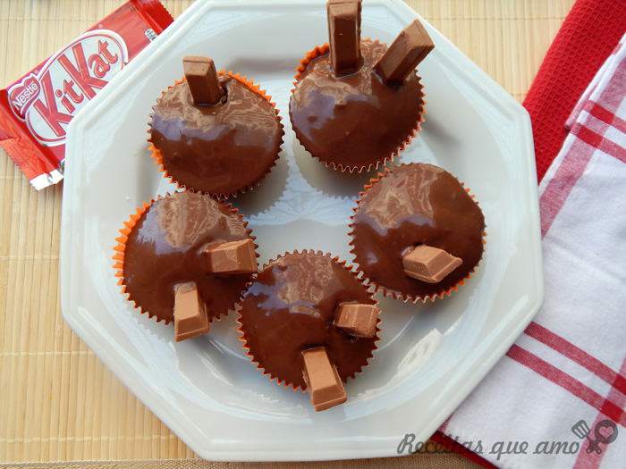 Cupcake de Kit Kat