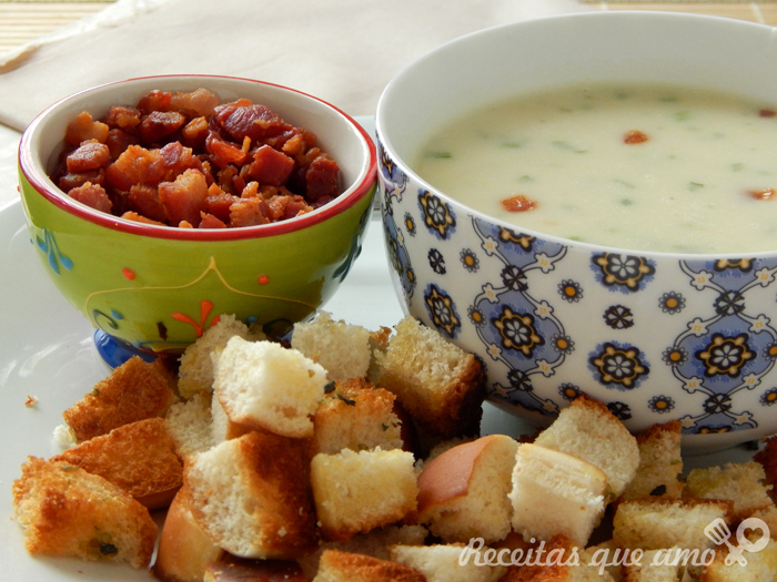 Como fazer croutons