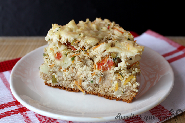 Torta integral de frango