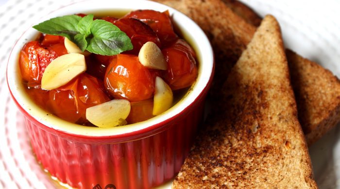Tomate confitado fácil