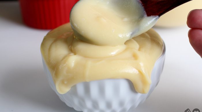 Brigadeiro branco de leite em pó