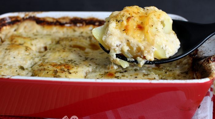 Batata gratinada