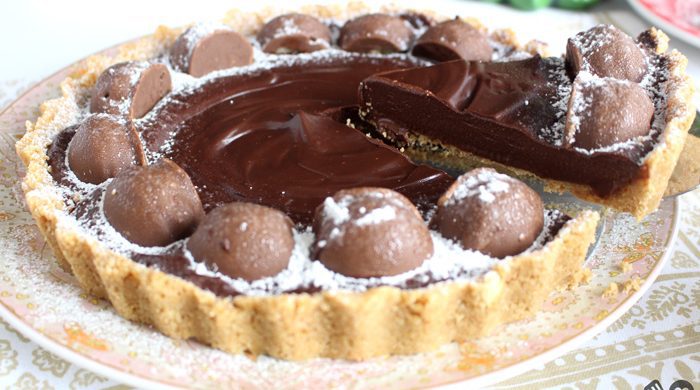 Torta de chocolate com 4 ingredientes