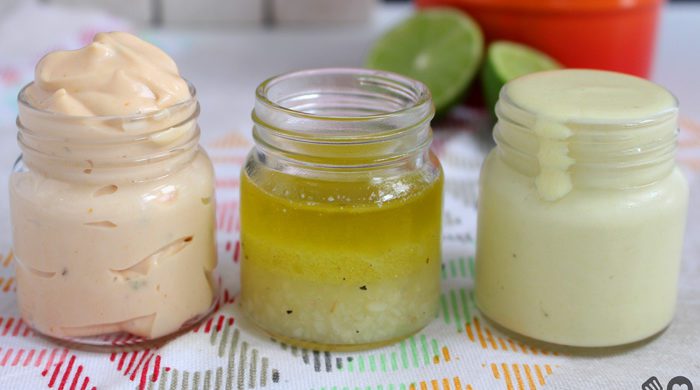 3 molhos diferentes para salada