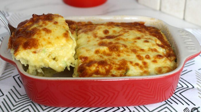 Torta de suflê de abobrinha
