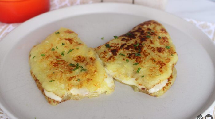 Rosti de batata doce com tapioca