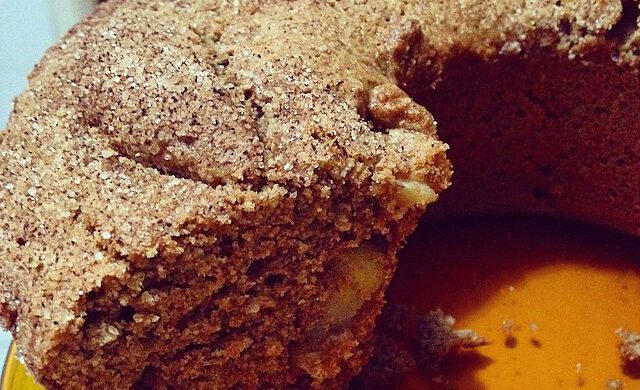 Bolo de maçã integral
