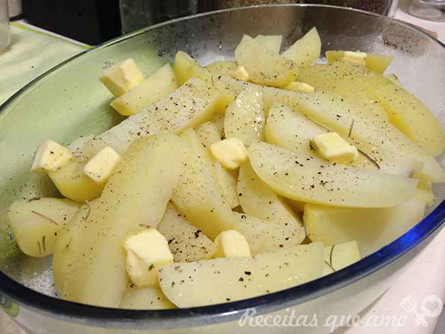 Receita de batatas no forno