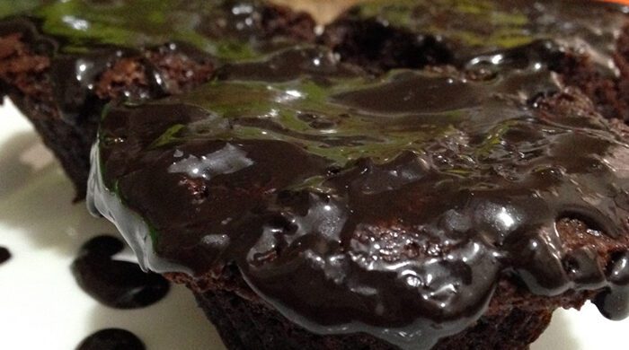 Cupcake de chocolate integral
