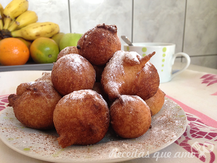 Receita de bolinho de chuva