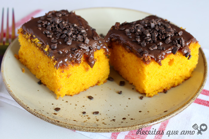 Bolo de cenoura perfeito