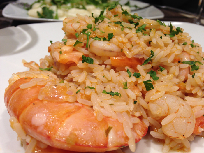 Risoto de camarão - Florença Risoto de camarão - Florença