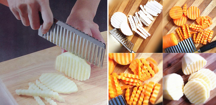 Gadgets de cozinha - faca-ondulada
