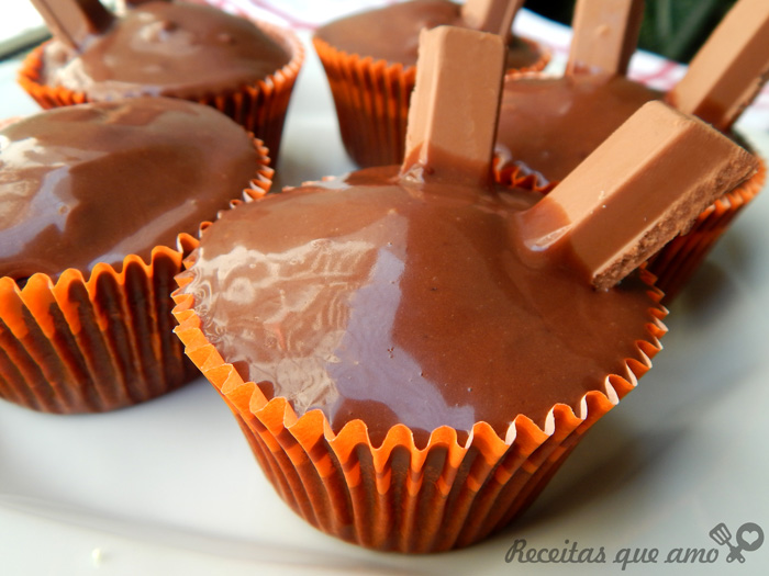 Cupcake de Kit Kat