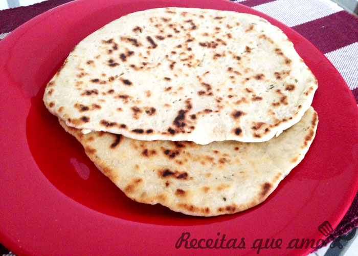 Pão de frigideira (Piadina)