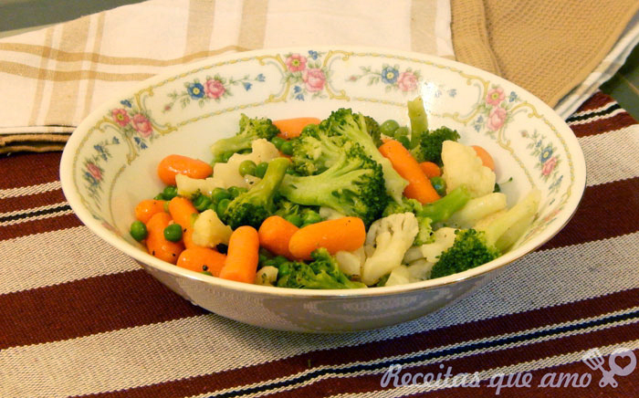 Legumes na manteiga Legumes na manteiga