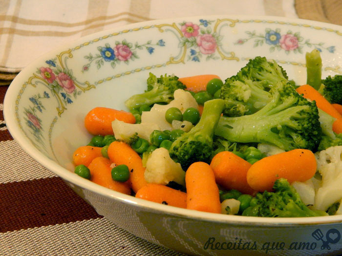 Legumes na manteiga