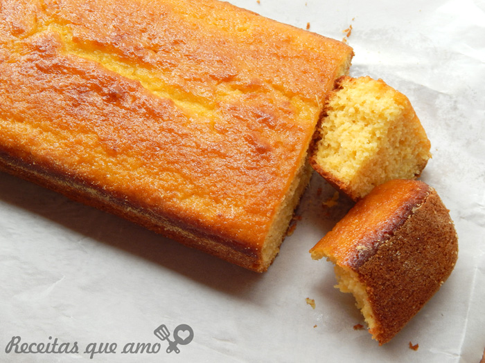 Bolo de milho no liquidificador