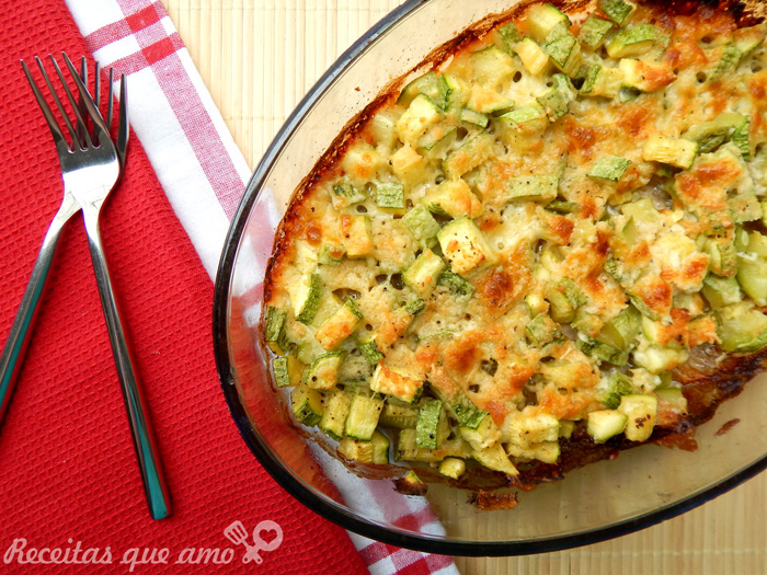 Abobrinha gratinada