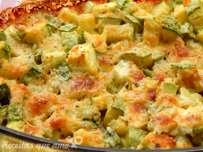 Abobrinha gratinada