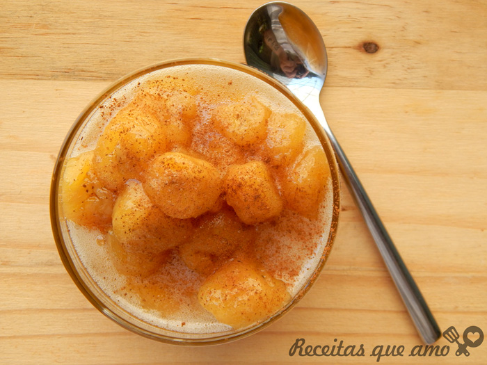Doce de banana caramelada