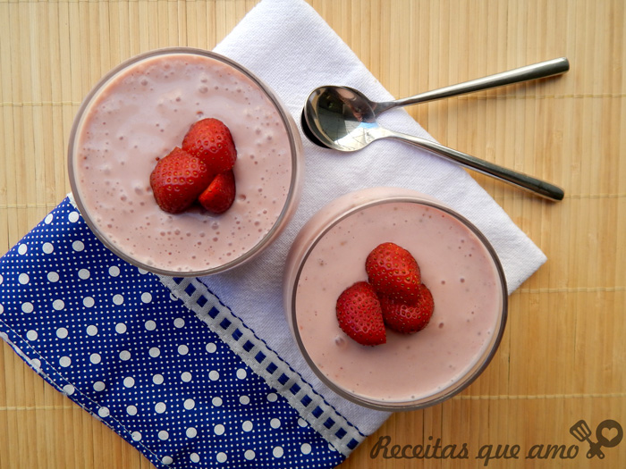 Mousse de morango