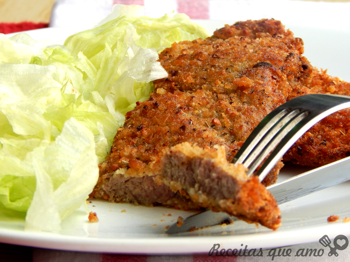 Bife à milanesa Bife à milanesa