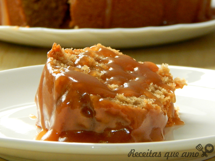 Bolo de café com baunilha