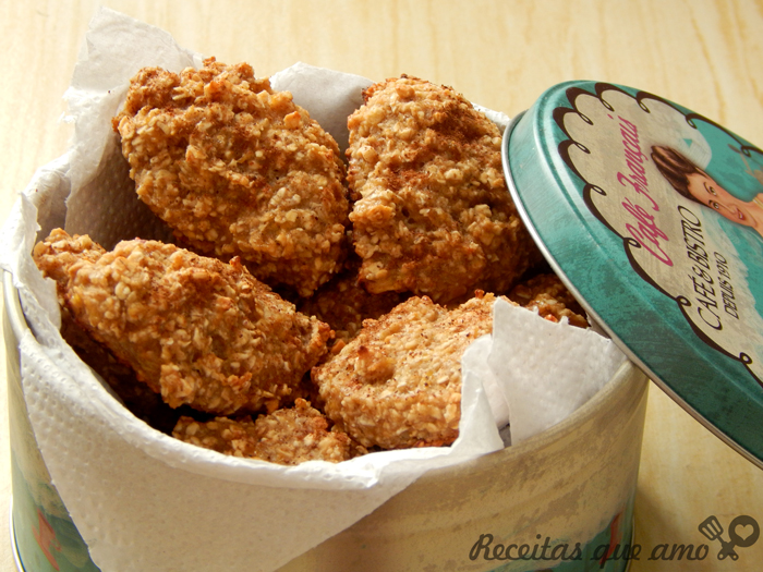 Cookies com dois ingredientes