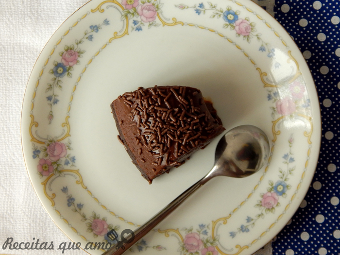 Brigadeirão de microondas