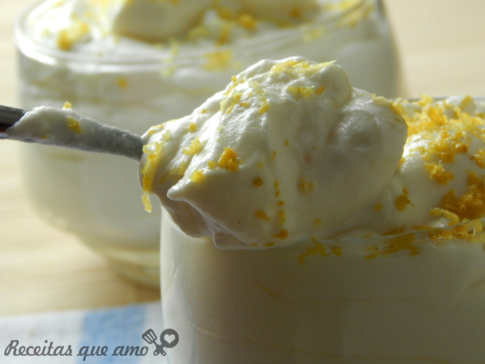 Mousse de limão siciliano