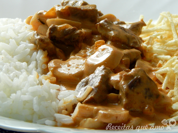 Receita de Estrogonofe de carne