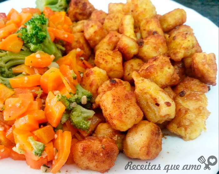 Frango ao molho de limão
