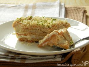 Pavê de limão e chocolate branco
