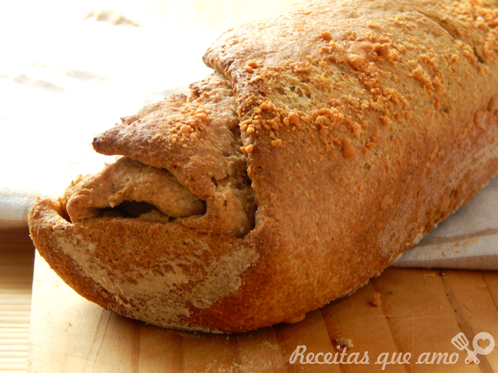 Pão integral caseiro