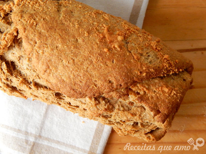 Pão integral caseiro