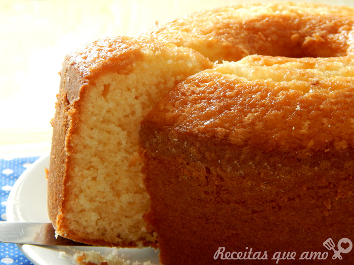 Bolo caçarola de padaria