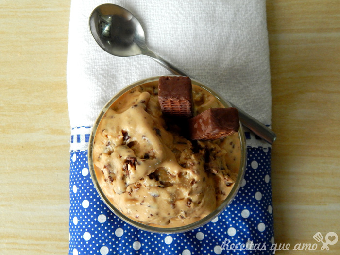 Sorvete de doce de leite