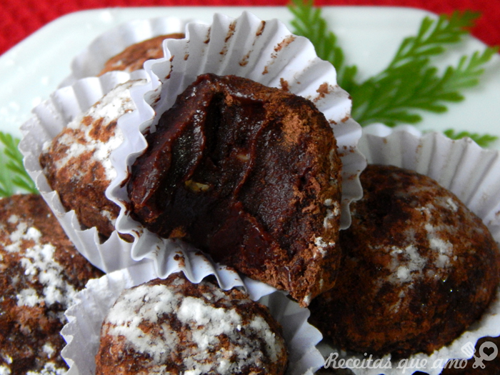 Trufas de chocolate