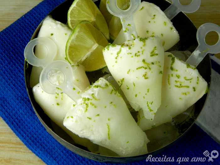 Picolé de limão e sal