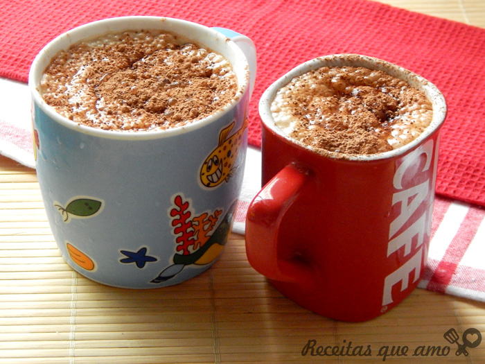 Café gelado com caramelo Café gelado com caramelo