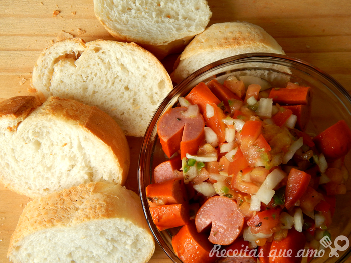 Vinagrete de salsicha