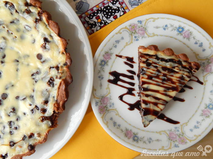 Cheesecake com cookie