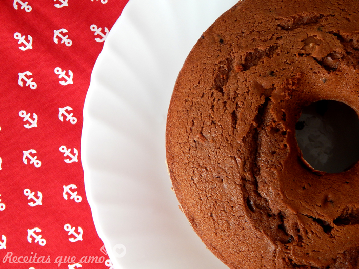 Bolo de chocolate com café
