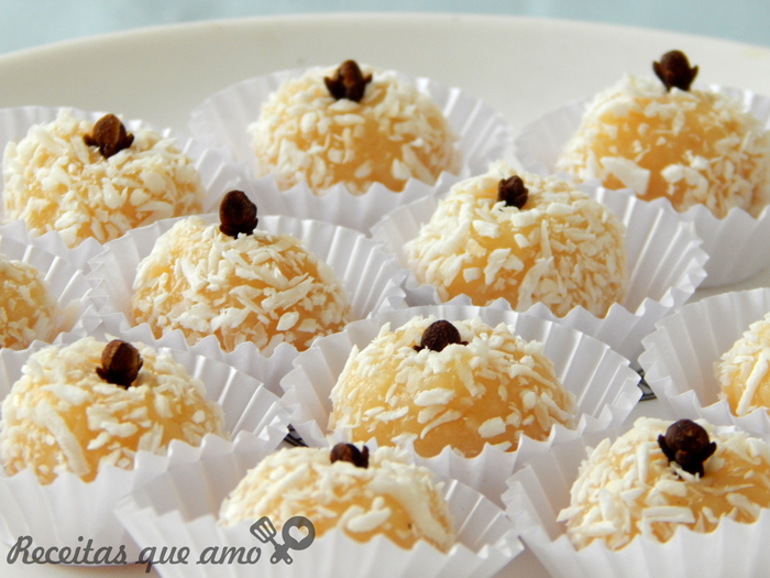 Receita de beijinho de coco