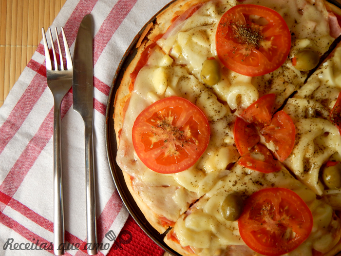 Pizza de liquidificador