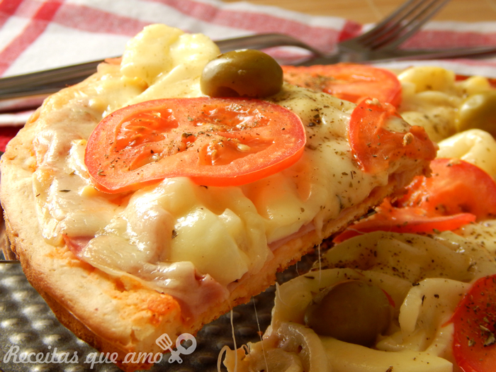 Pizza de liquidificador