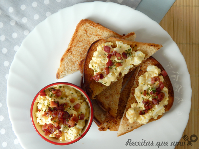 Ovo com bacon diferente