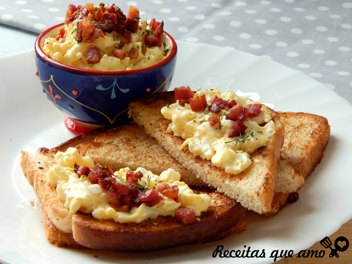 Ovo com bacon diferente